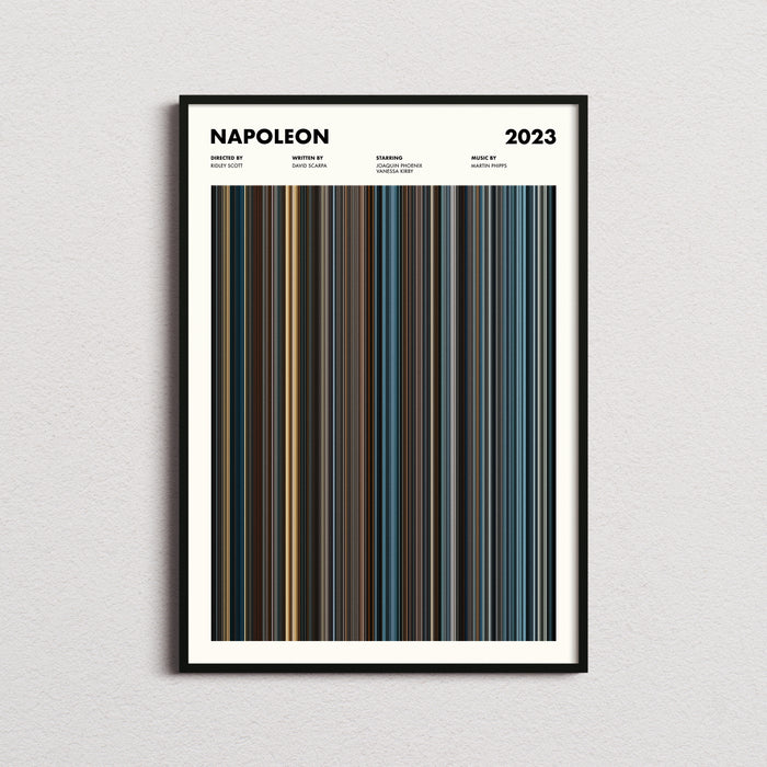 Napoleon Movie Barcode Poster