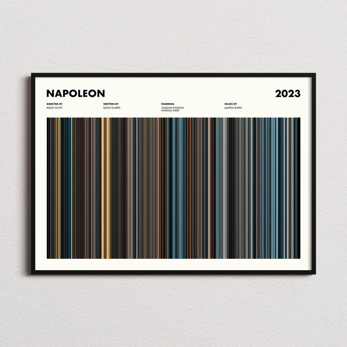Napoleon Movie Barcode Poster