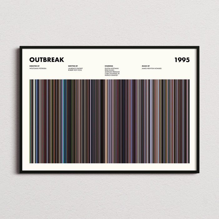 Outbreak Movie Barcode Poster
