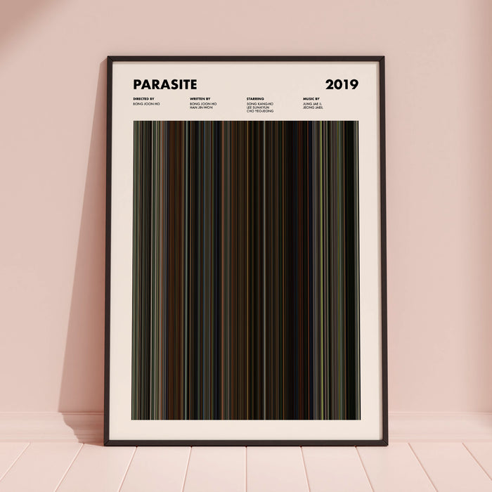 Parasite Movie Barcode Poster