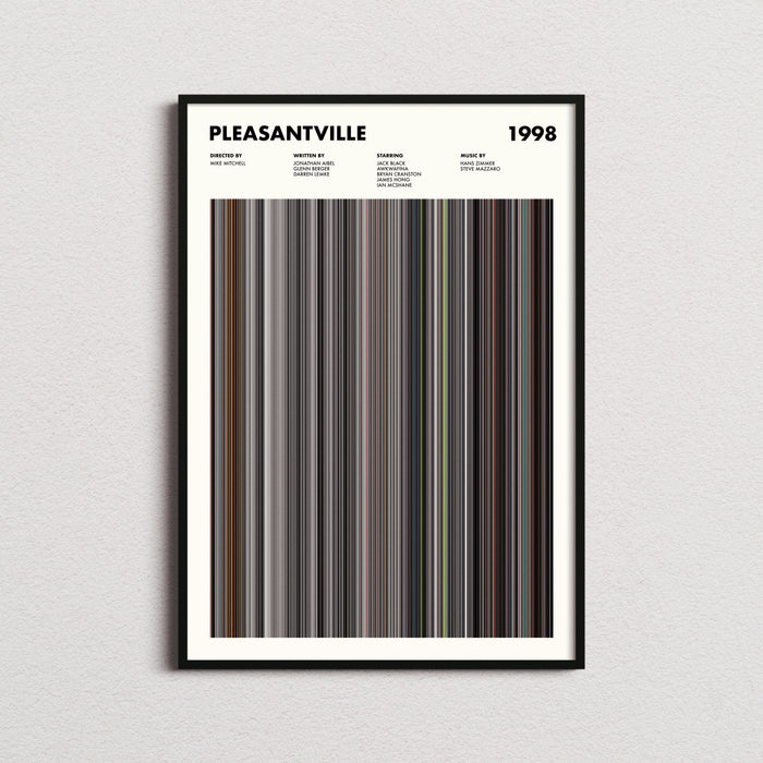 Pleasantville Movie Barcode Poster