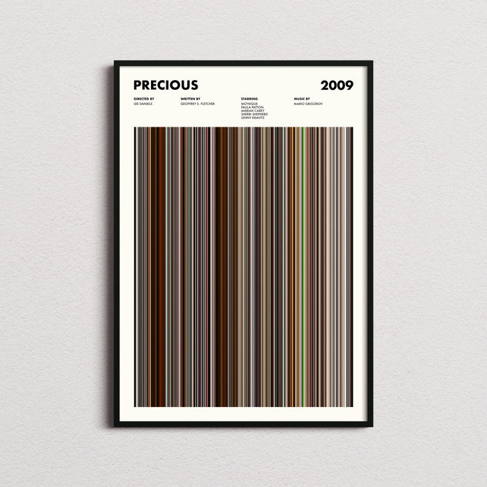 Precious Movie Barcode Poster