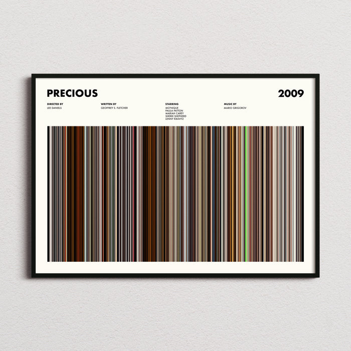 Precious Movie Barcode Poster