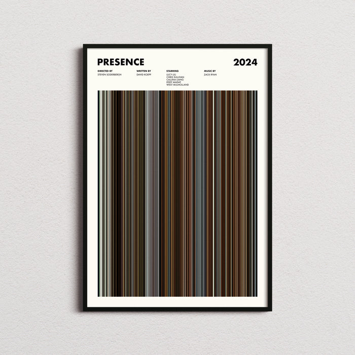 Presence Movie Barcode Poster