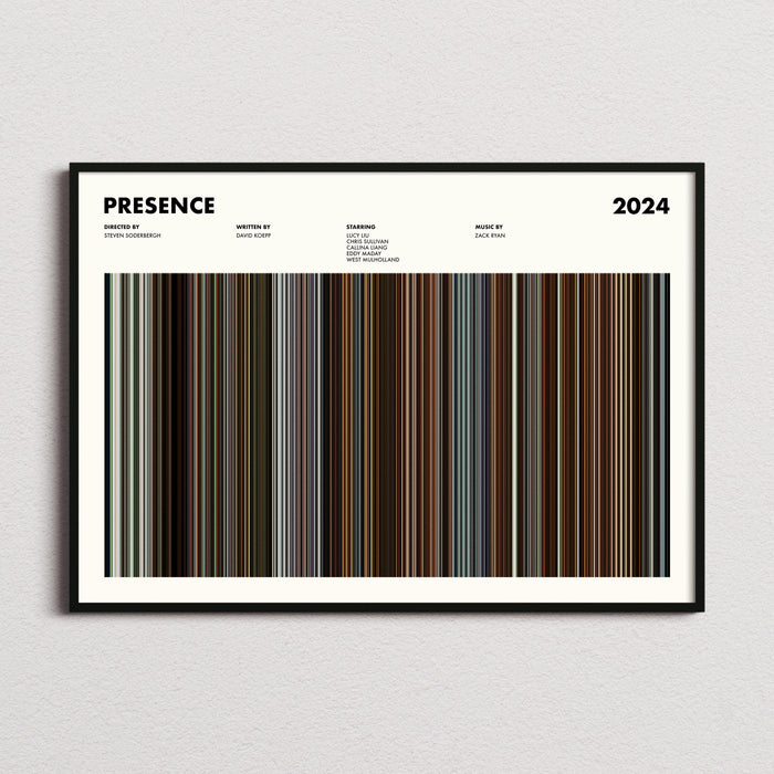 Presence Movie Barcode Poster