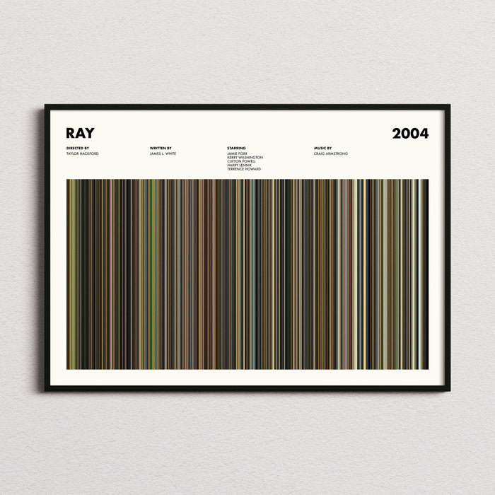 Ray Movie Barcode Poster