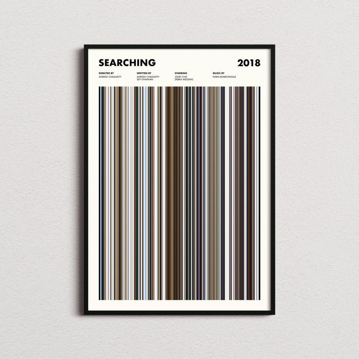Searching Movie Barcode Poster