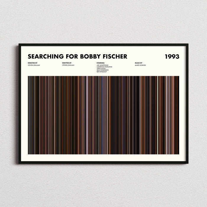 Searching For Bobby Fischer Movie Barcode Poster
