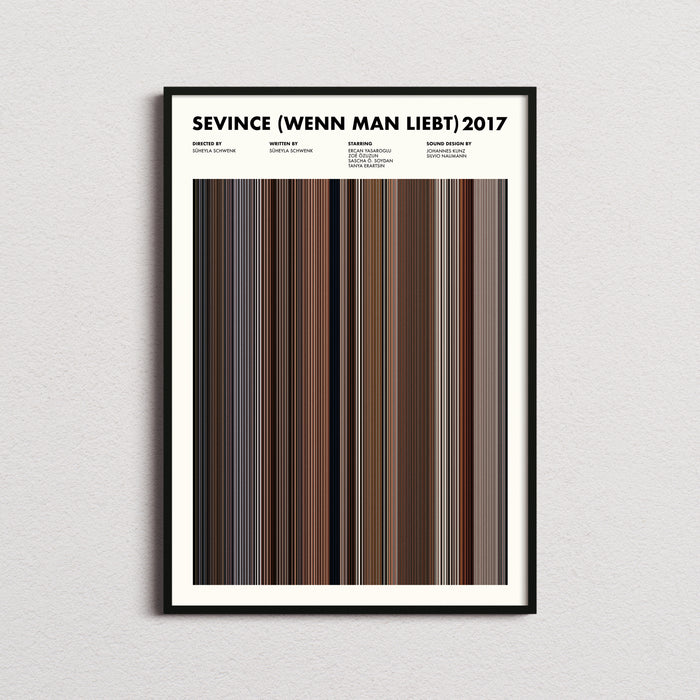 Sevince Movie Barcode Poster