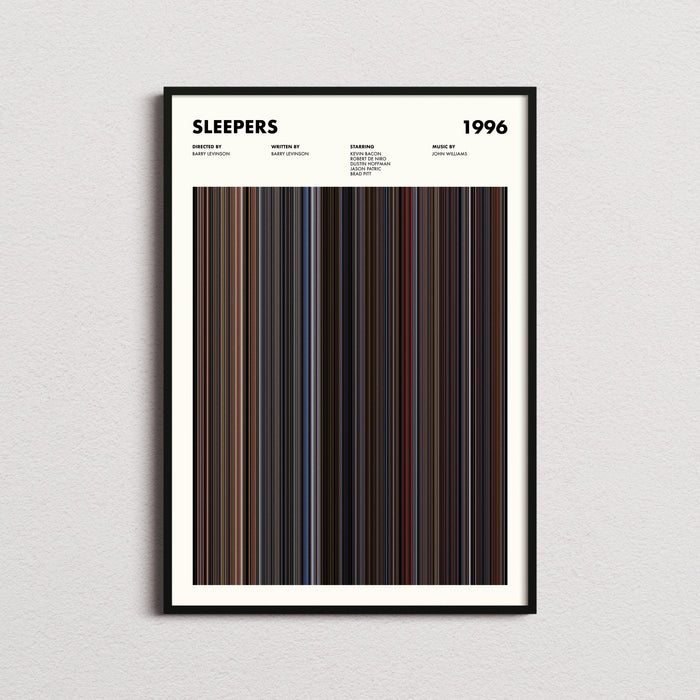 Sleepers Movie Barcode Poster