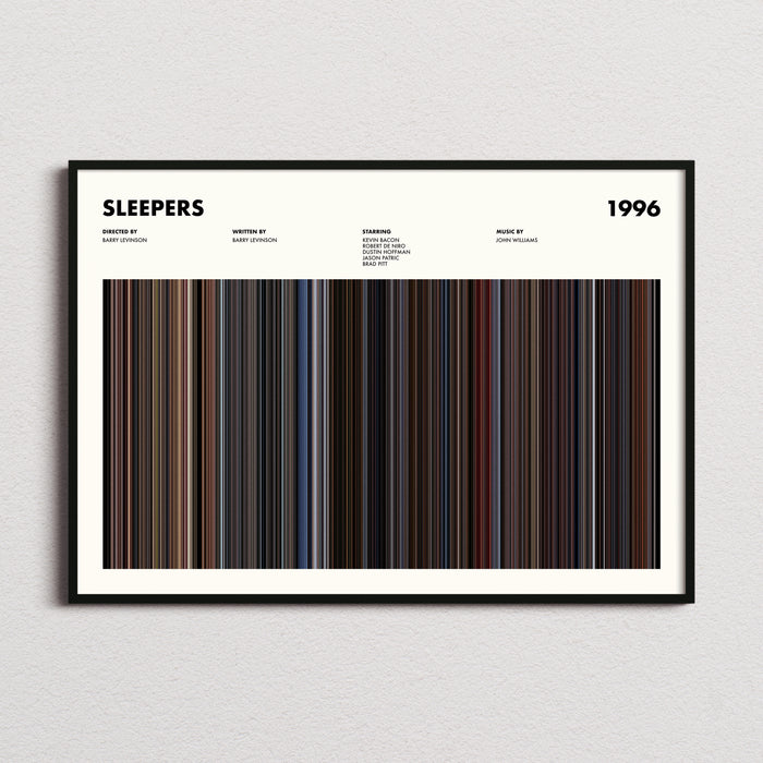 Sleepers Movie Barcode Poster