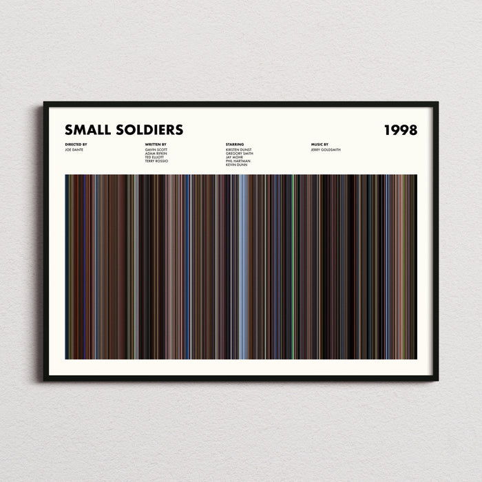 Small Soldiers Movie Barcode Poster