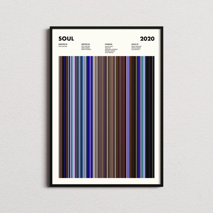 Soul Movie Barcode Poster