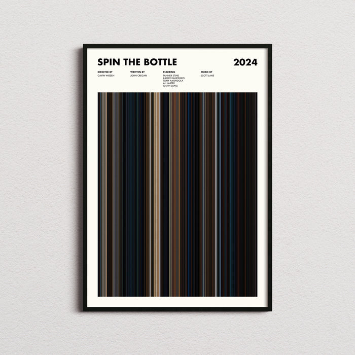 Spin the Bottle Movie Barcode Poster