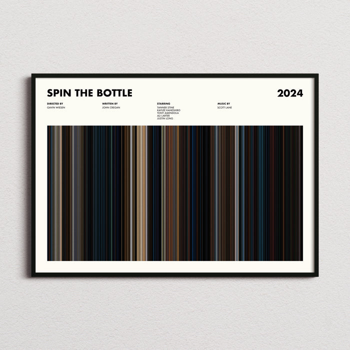 Spin the Bottle Movie Barcode Poster