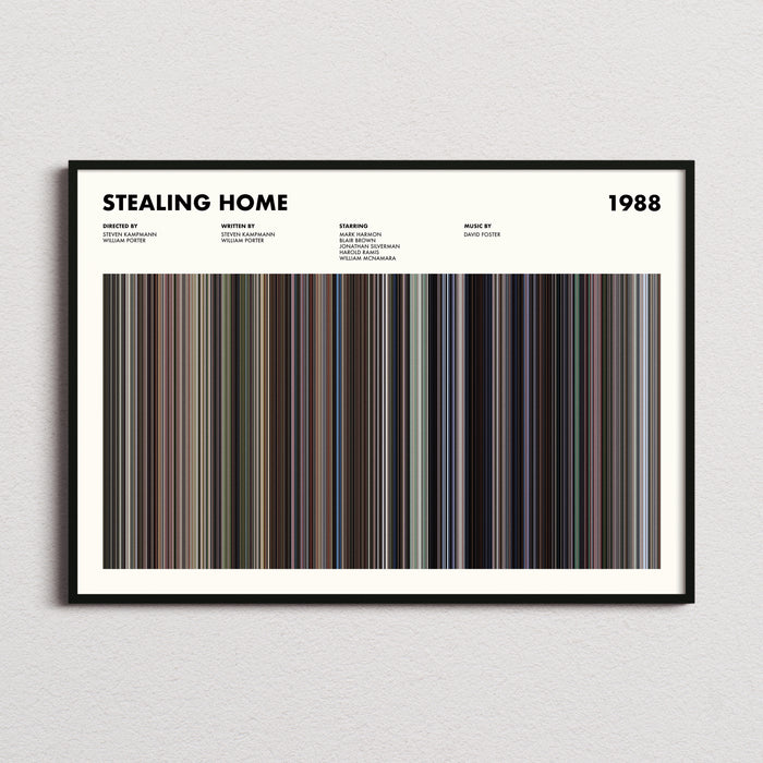 Stealing Home Movie Barcode Poster