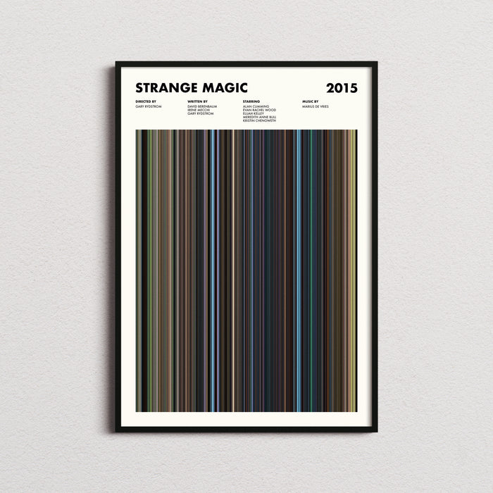 Strange Magic Movie Barcode Poster