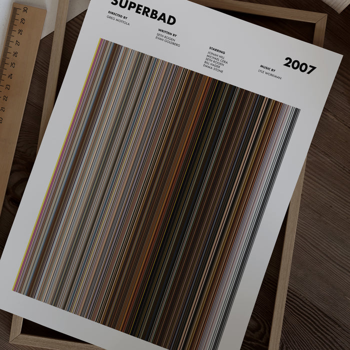 Superman Movie Barcode Movie Barcode Poster