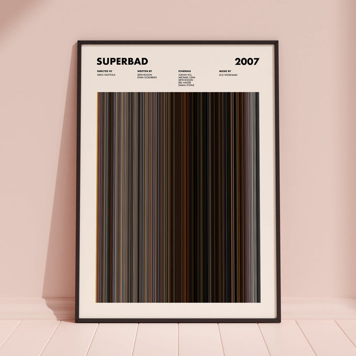Superman Movie Barcode Movie Barcode Poster