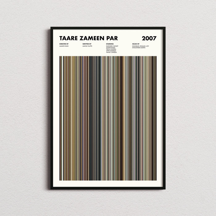 Taare Zameen Par Movie Barcode Poster