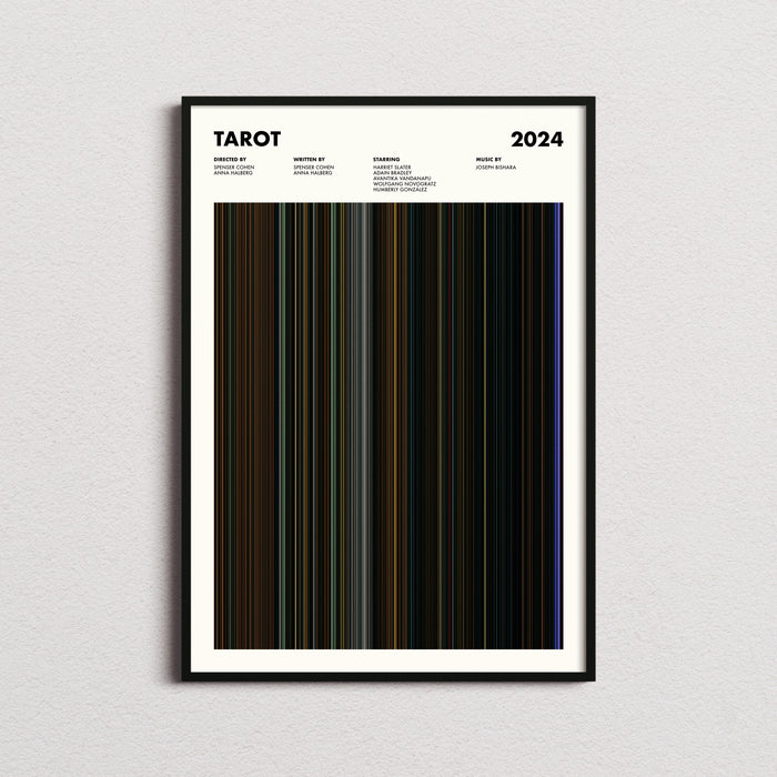 Tarot Movie Barcode Poster
