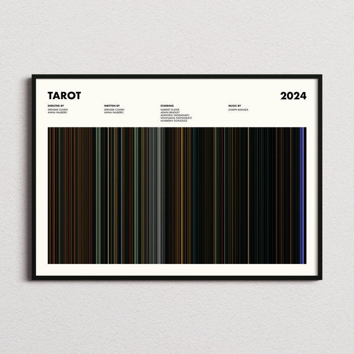 Tarot Movie Barcode Poster