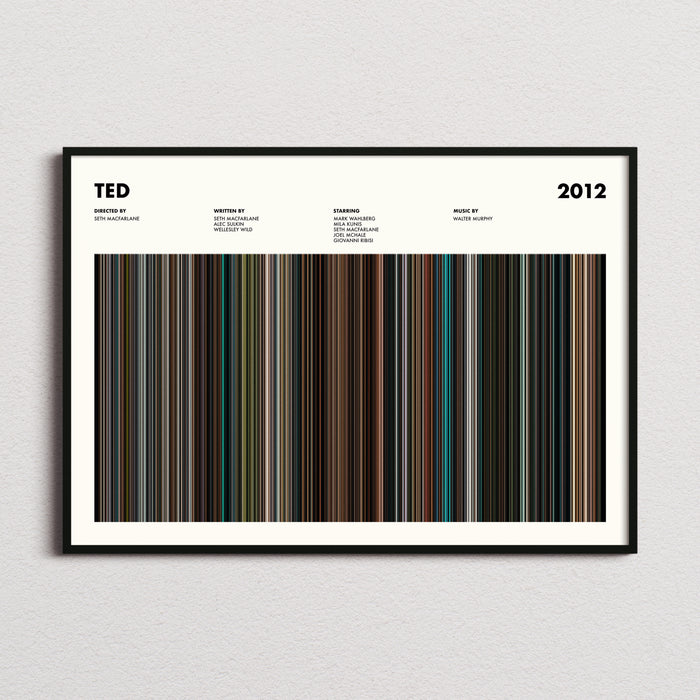 Ted Movie Barcode Poster