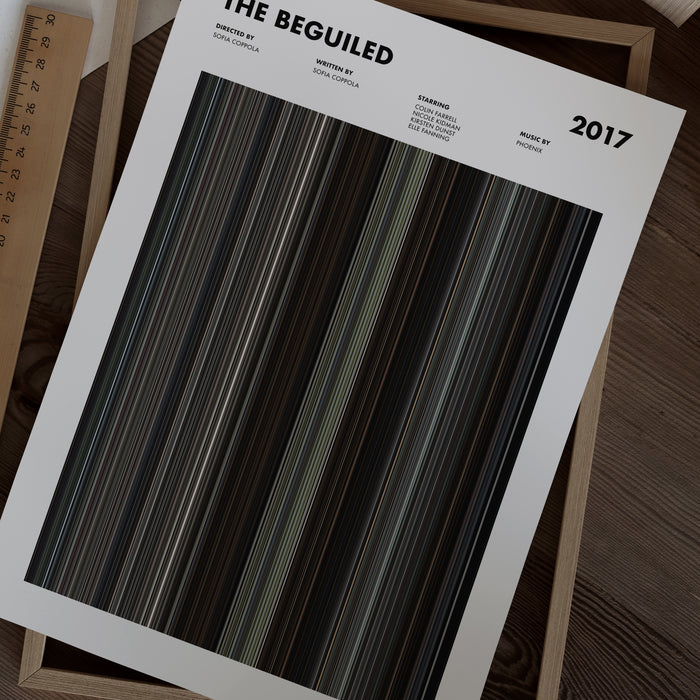 The Beguiled Movie Barcode Movie Barcode Poster