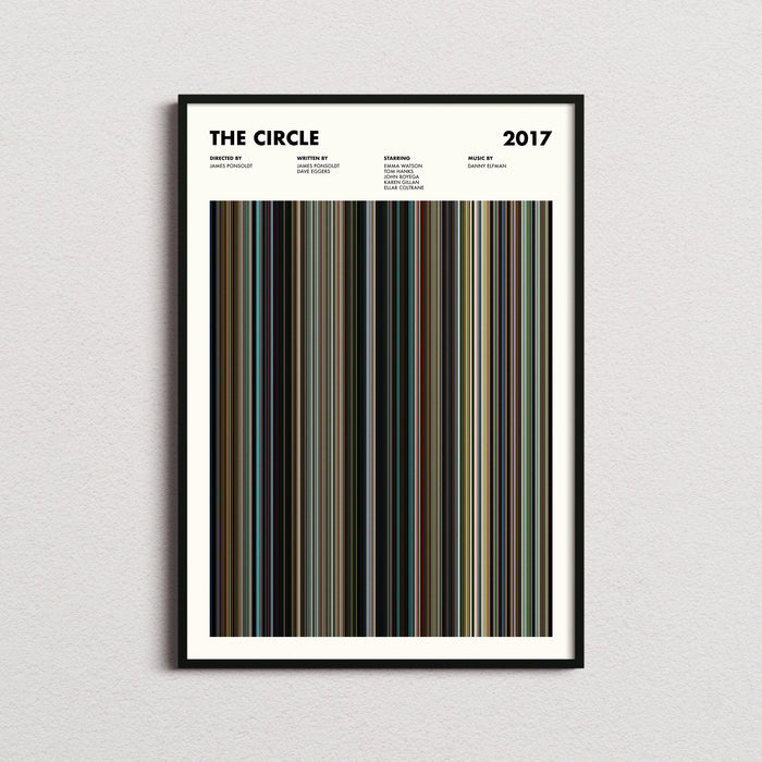 The Circle Movie Barcode Poster