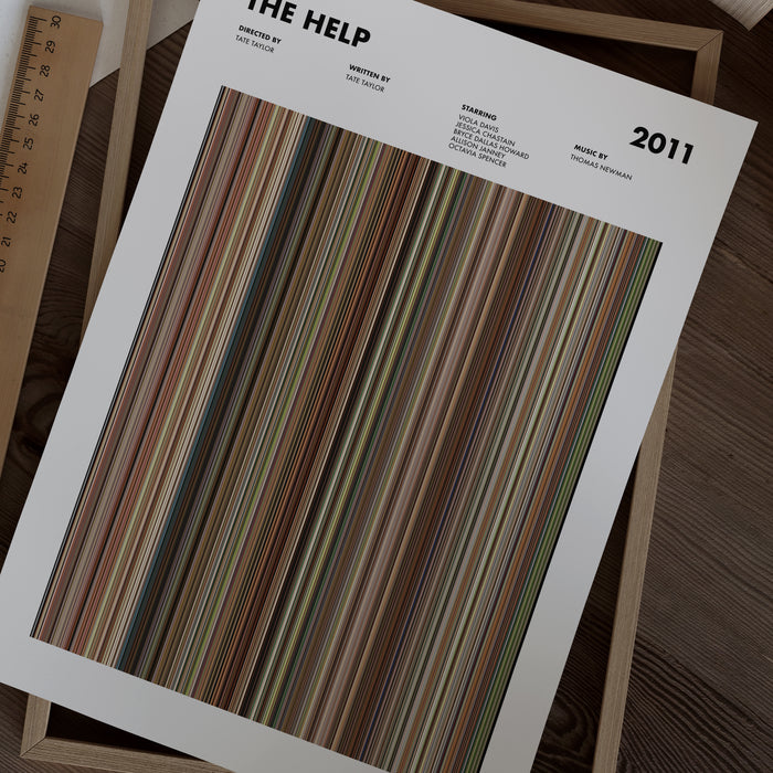 The Help Movie Barcode Poster