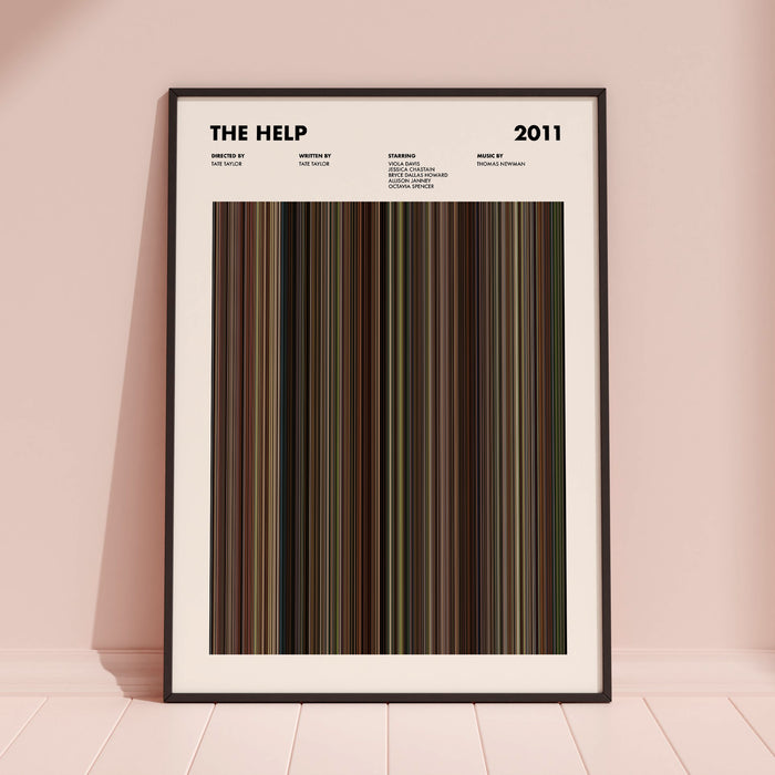 The Help Movie Barcode Poster