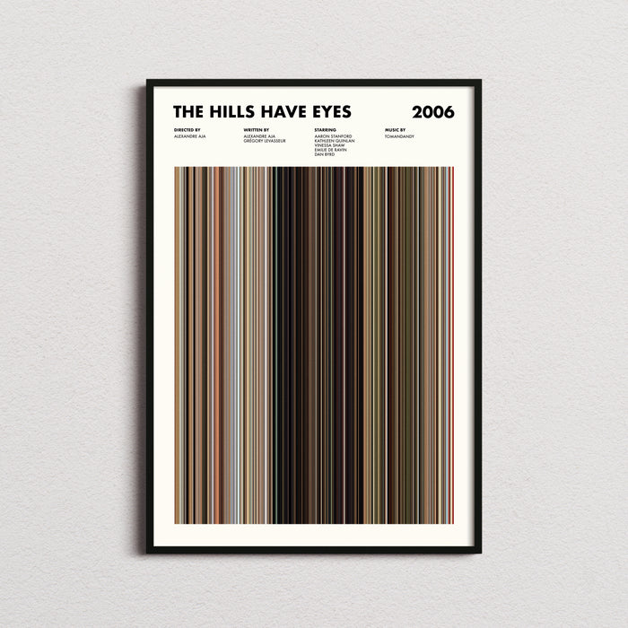 The Hills Have Eyes Movie Barcode Movie Barcode Poster