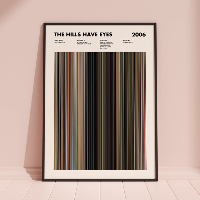 The Hills Have Eyes Movie Barcode Movie Barcode Poster