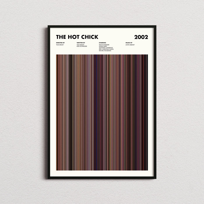 The Hot Chick Movie Barcode Poster