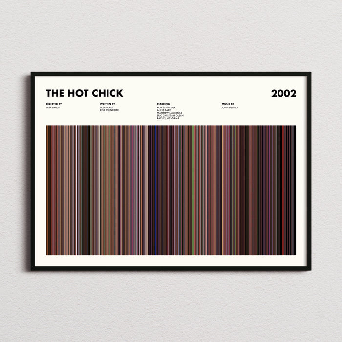 The Hot Chick Movie Barcode Poster