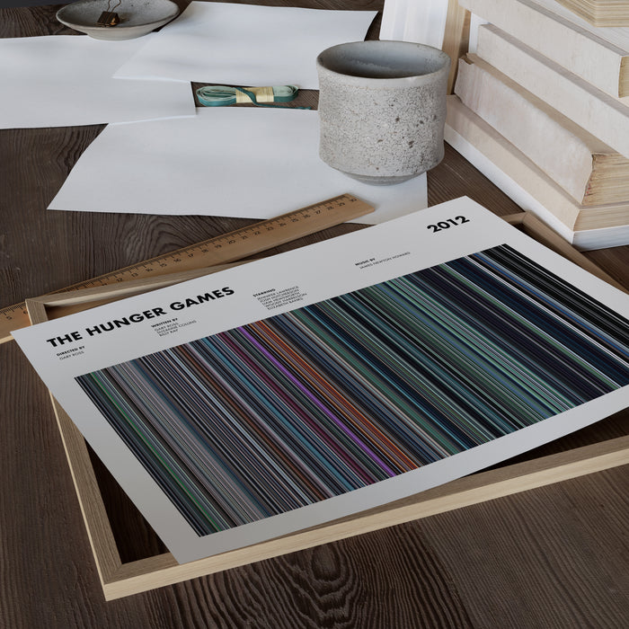 The Hunger Games Movie Barcode Poster