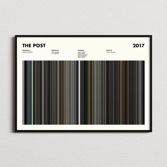 The Post Movie Barcode Poster