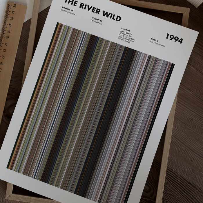 The River Wild Movie Barcode Poster