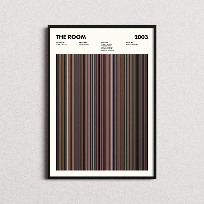The Room Movie Barcode Poster
