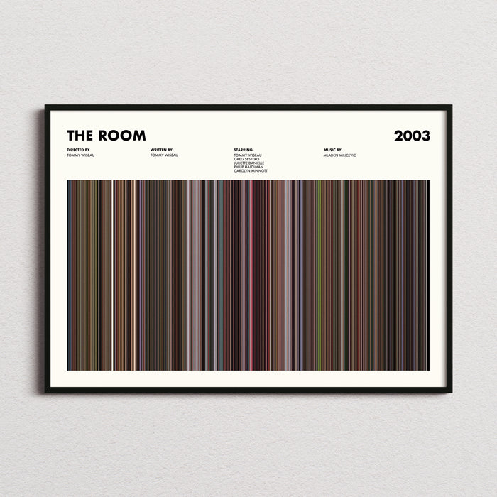 The Room Movie Barcode Poster