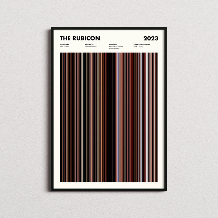 The Rubicon Movie Barcode Poster