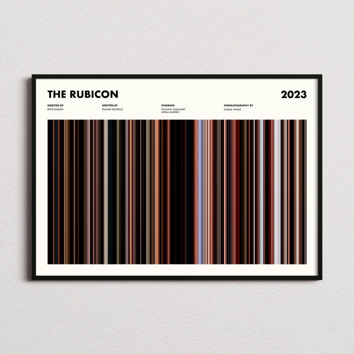 The Rubicon Movie Barcode Poster