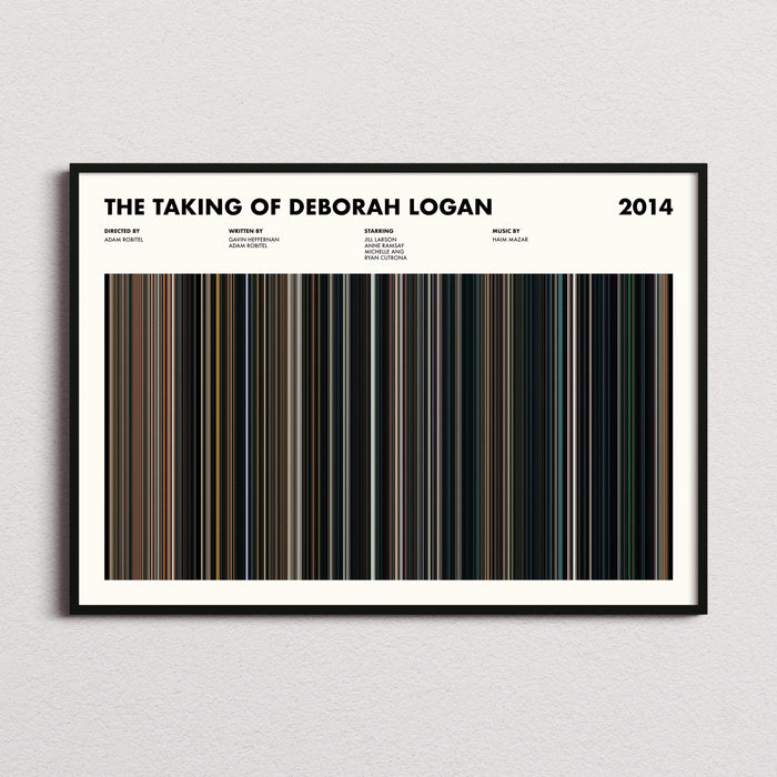 The Taking of Deborah Logan Movie Barcode Poster