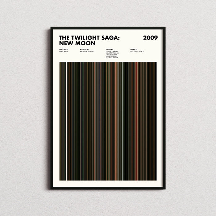 The Twilight Saga New Moon Movie Barcode Poster