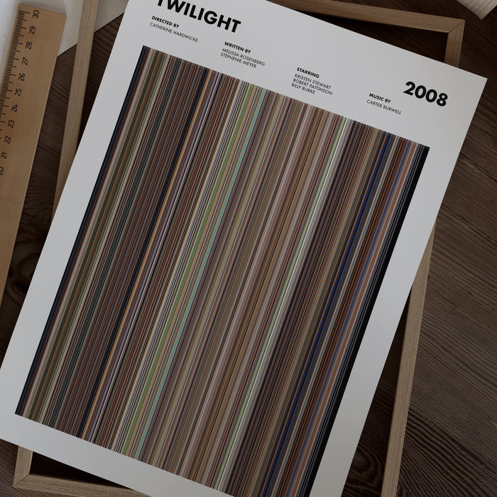 Twilight Movie Barcode Poster