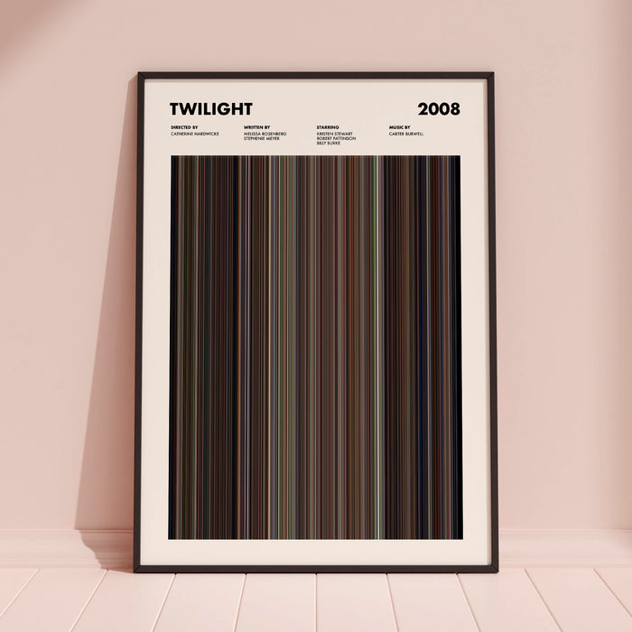 Twilight Movie Barcode Poster