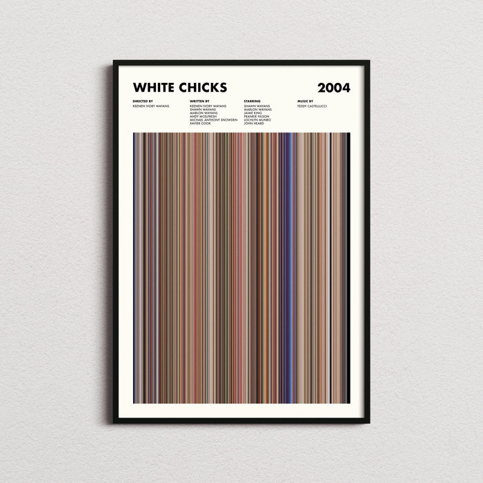 White Chicks Movie Barcode Poster