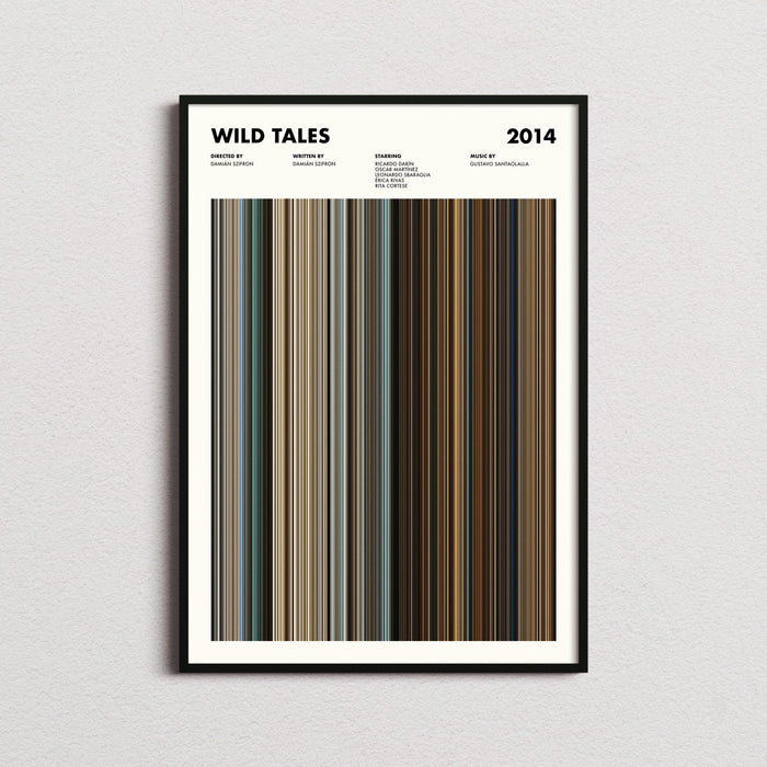 Wild Tales Movie Barcode Poster