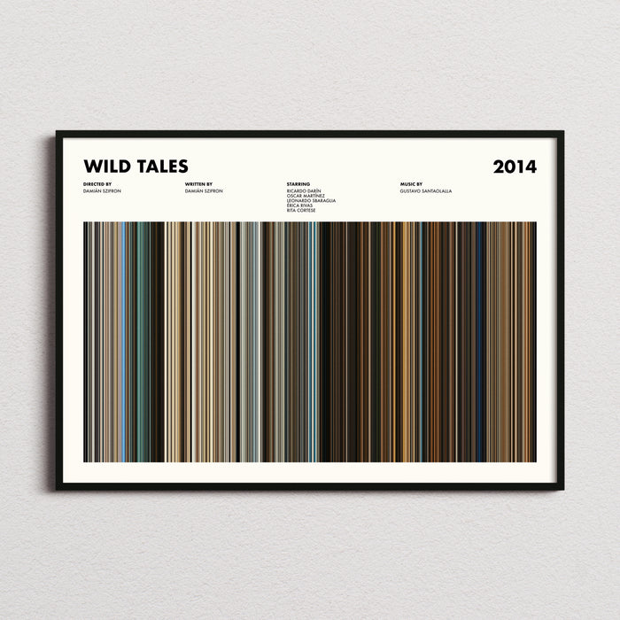 Wild Tales Movie Barcode Poster