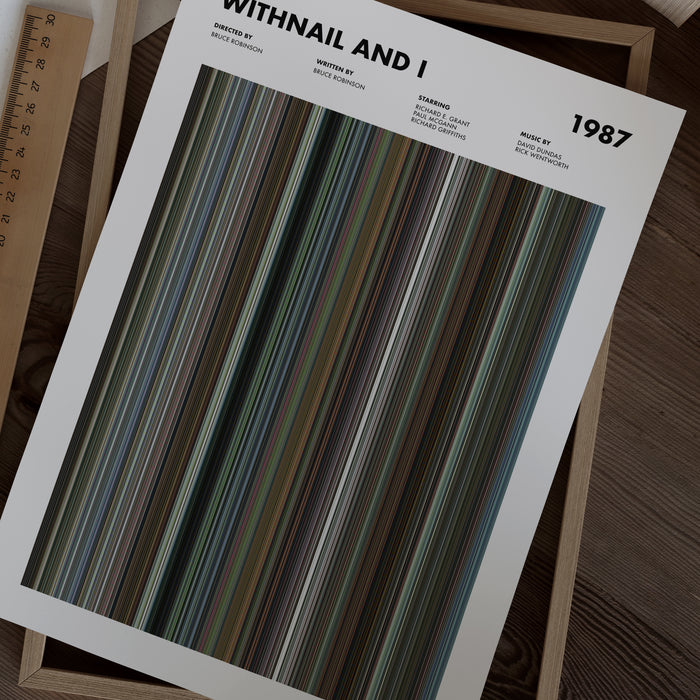 Withnail And I Movie Barcode Poster